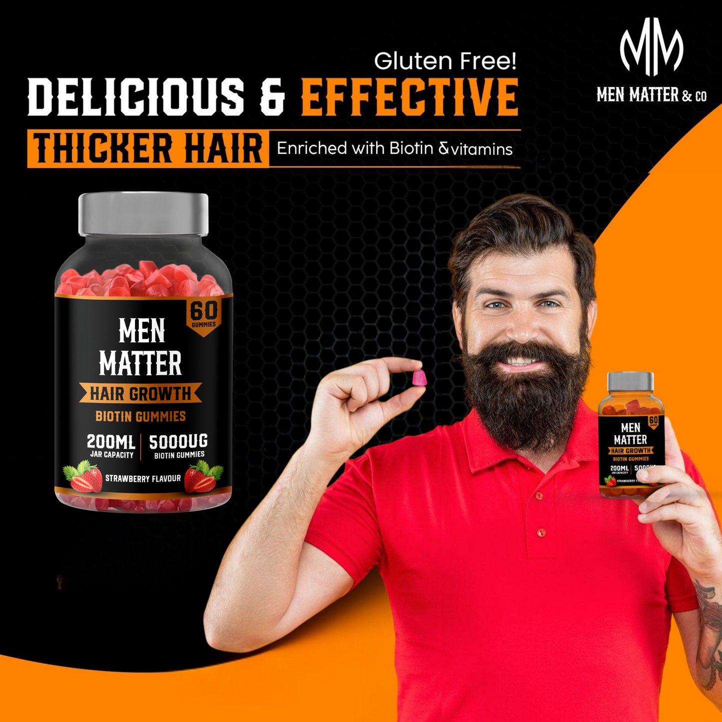 Hair Growth Gummies – Biotin 5000μg