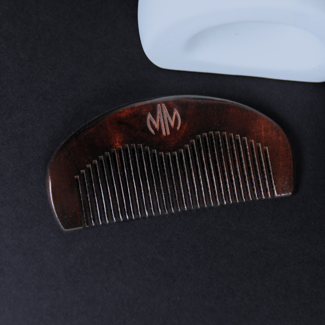 Peine para barba premium - Palo de rosa