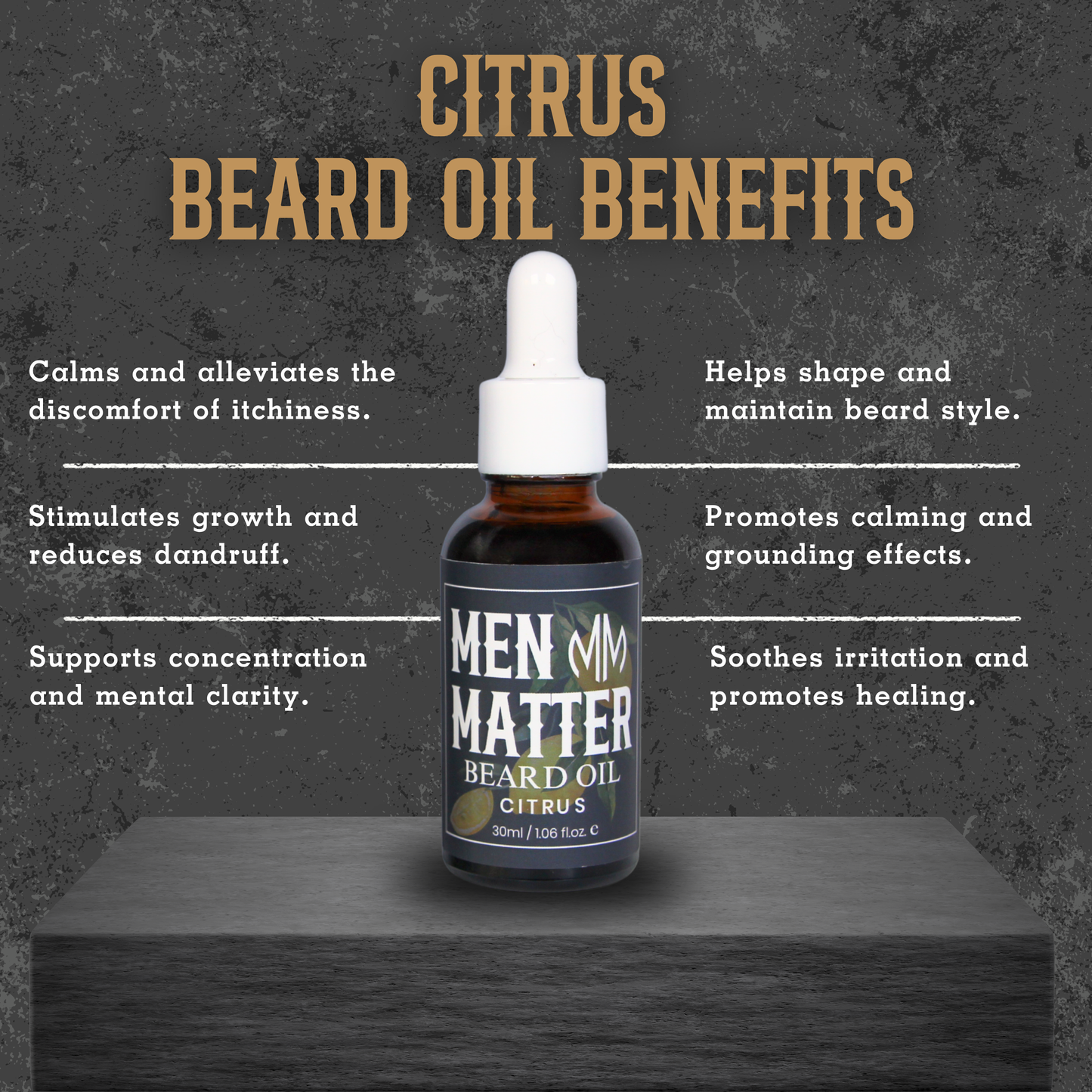 Premium Beard Oil - Citrus 30ml