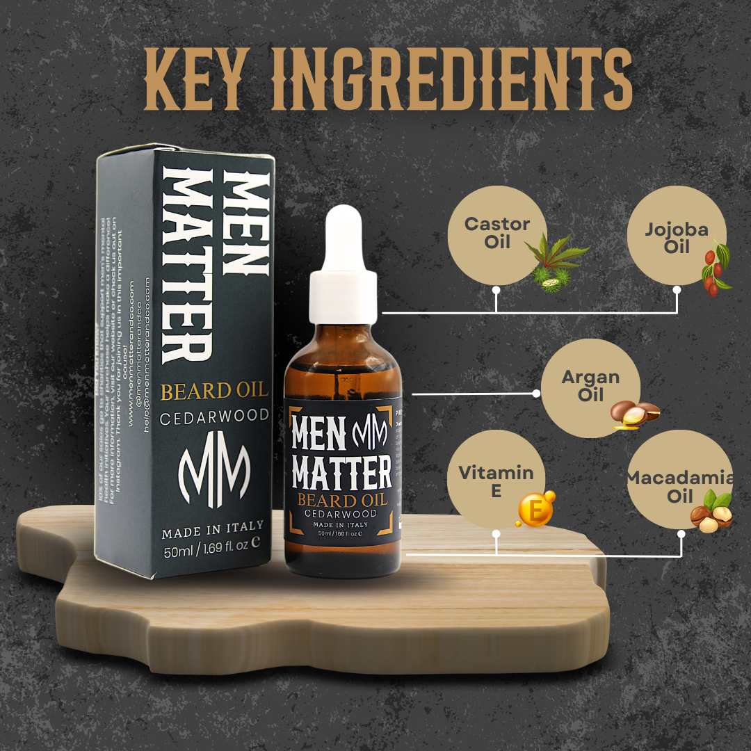 Premium Beard Oil - Cedarwood 50ml