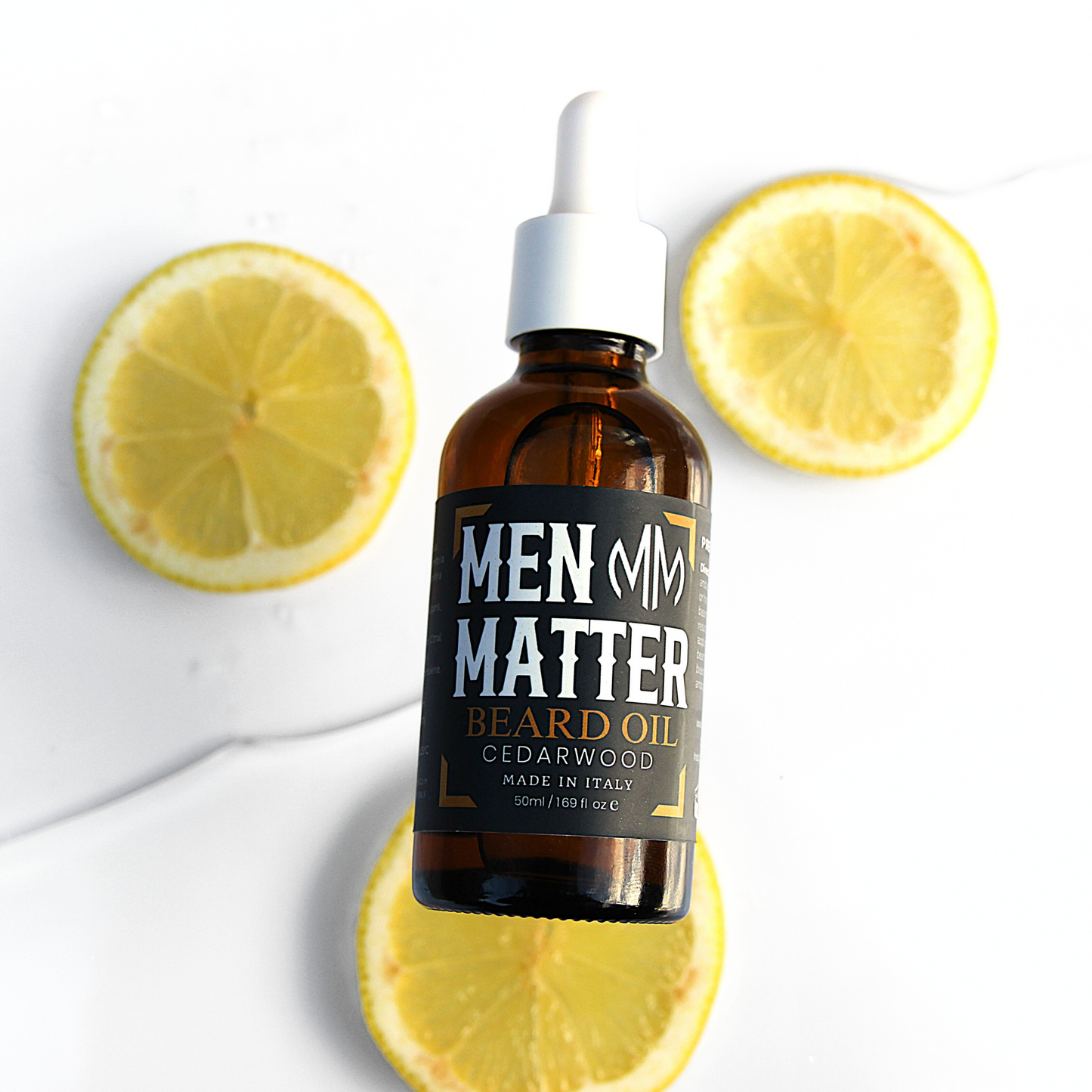 Men Matter & Co Grounded Cedar Beard Oil - Nourishing Cedarwood Formula for Healthy Beards