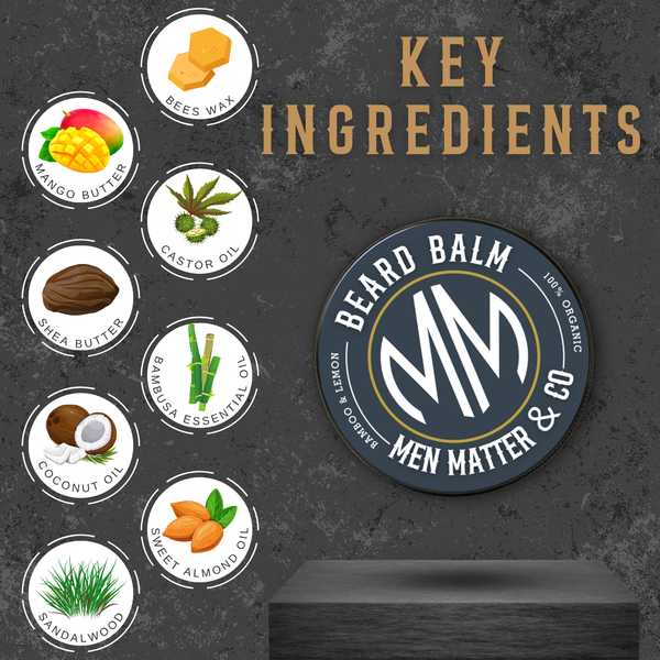 Premium Beard Balm - Bamboo & Lemongrass 70g second image