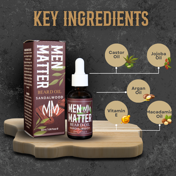 Premium Beard Oil - Sandalwood  30ml second image
